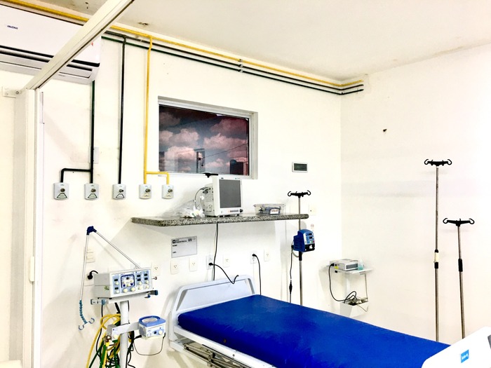 UTI equipada com rede de gases